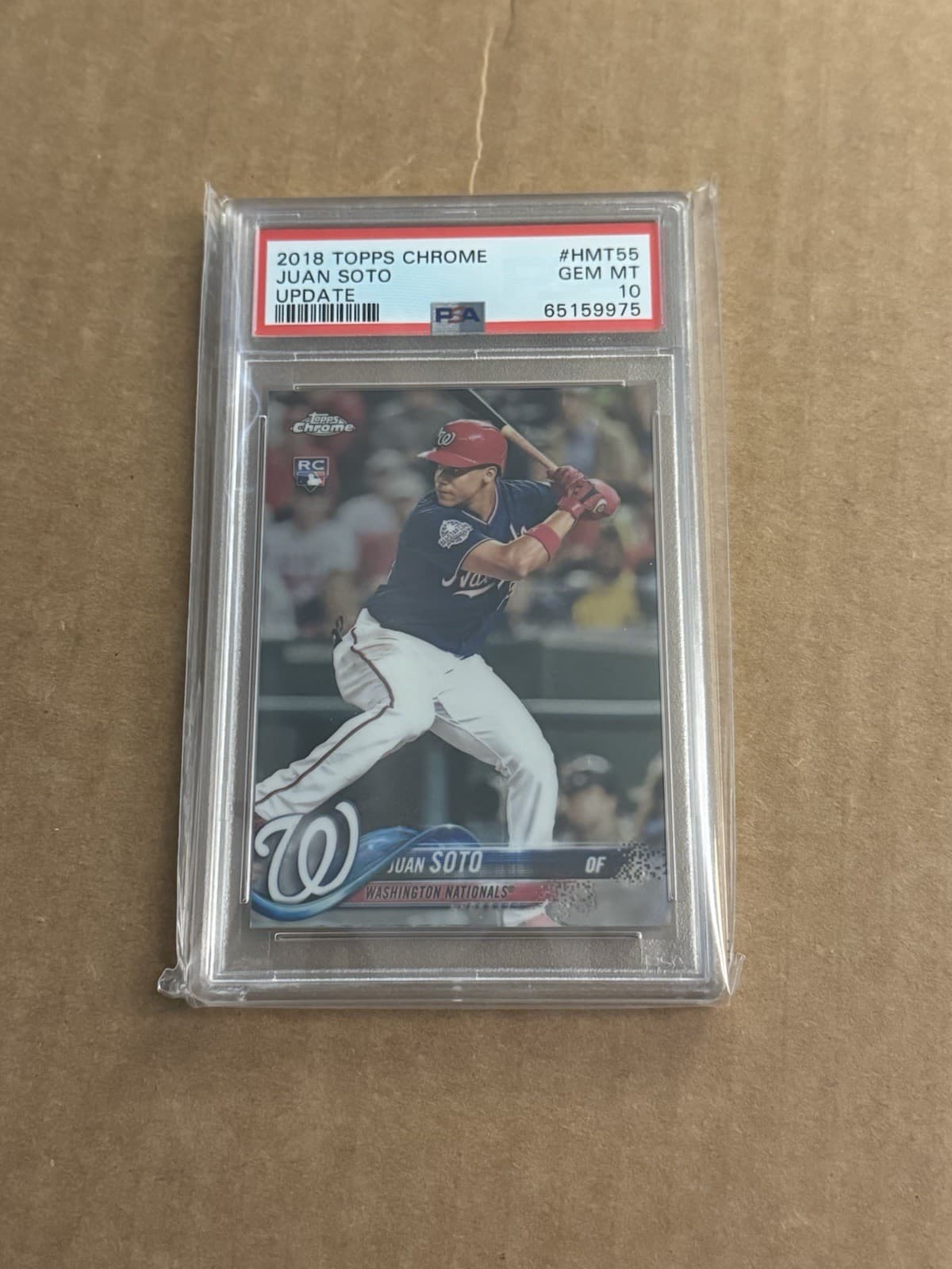 Juan Soto 2018 topps Topps Chrome Update