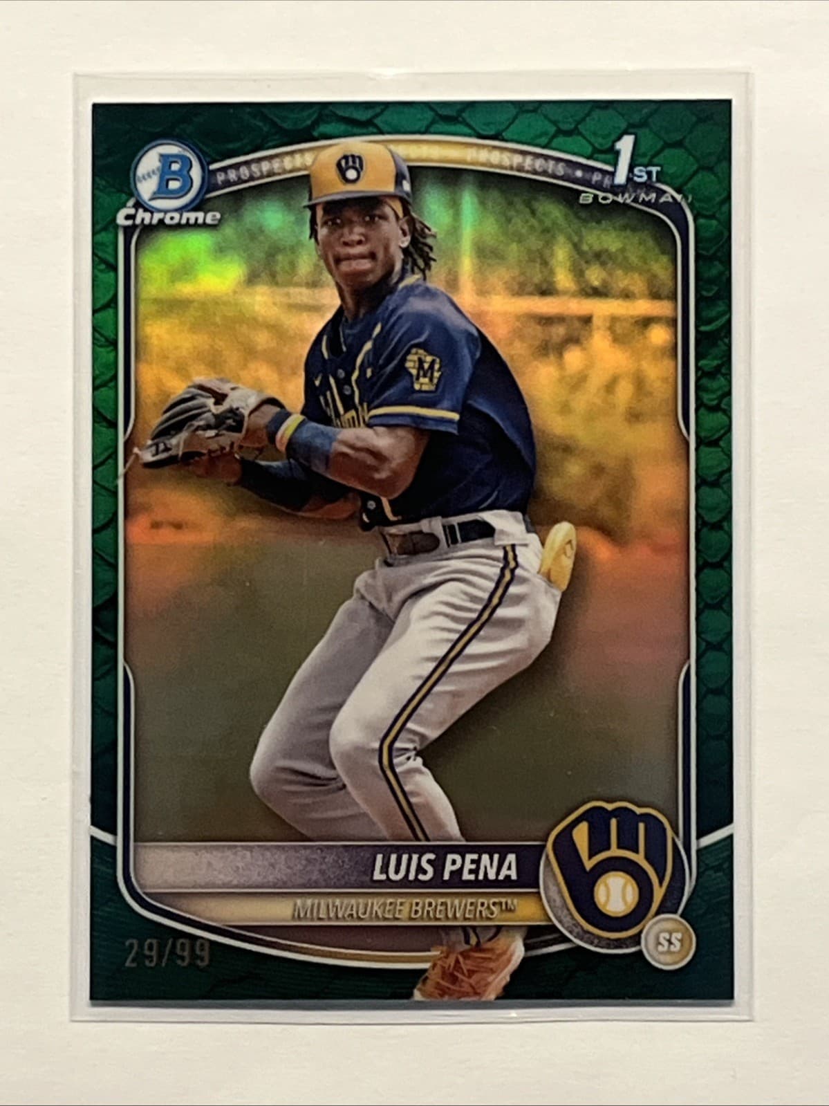 Luis Pena 2025 bowman Bowman Chrome Prospects