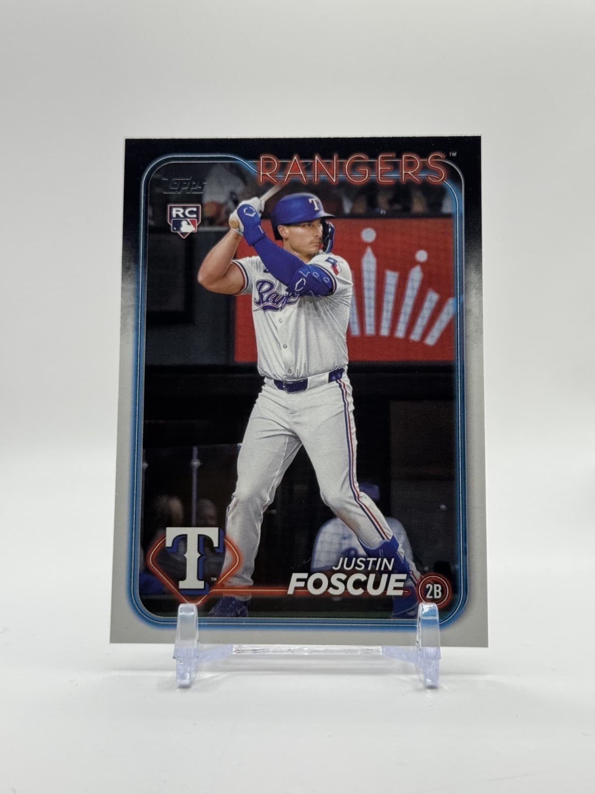 Justin Foscue trading card