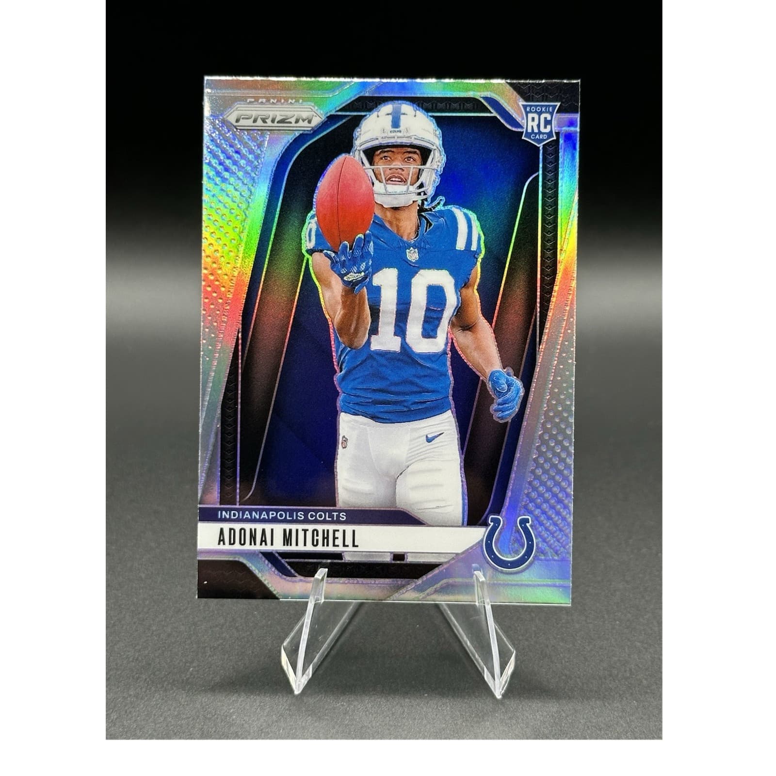 Adonai Mitchell trading card