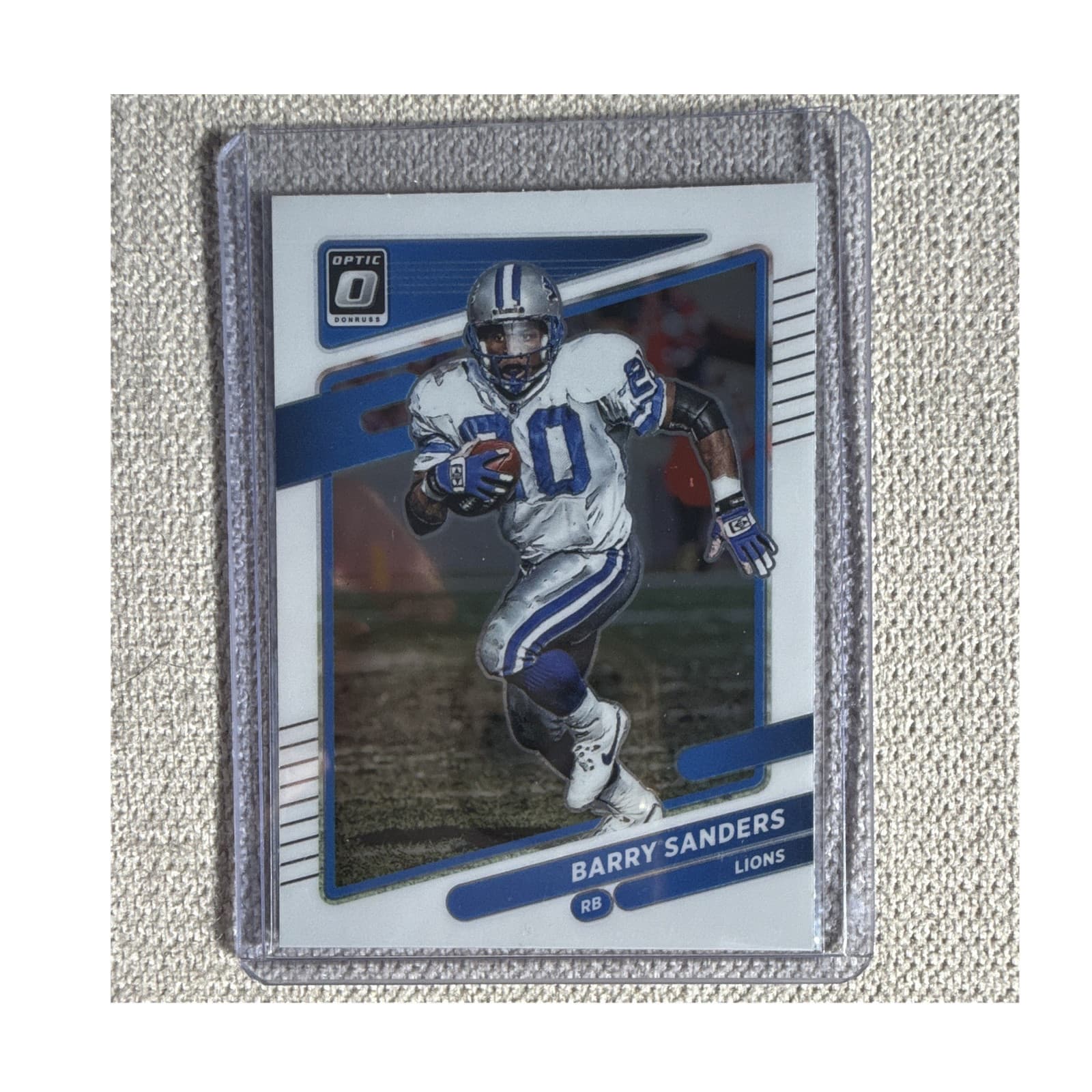 Barry Sanders 2021 panini Donruss Optic