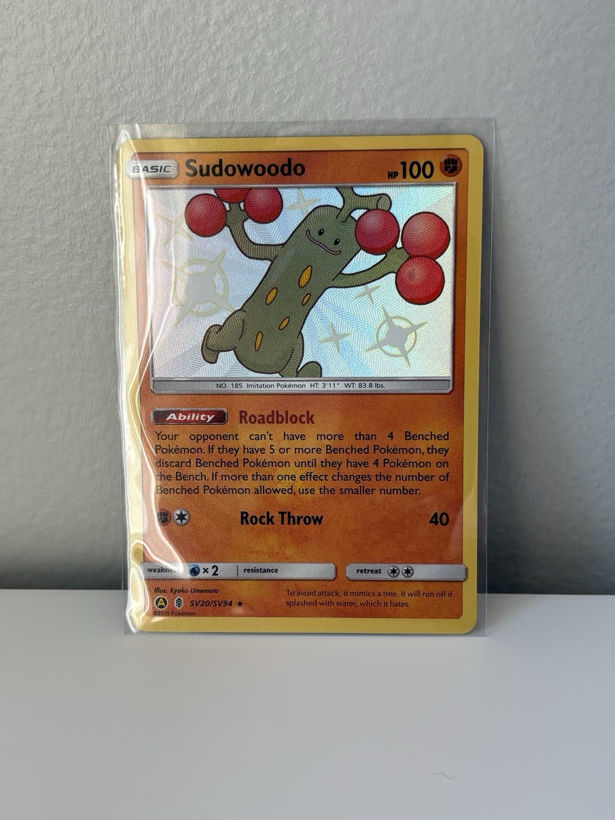 Sudowoodo 2019 Pokemon Hidden Fates