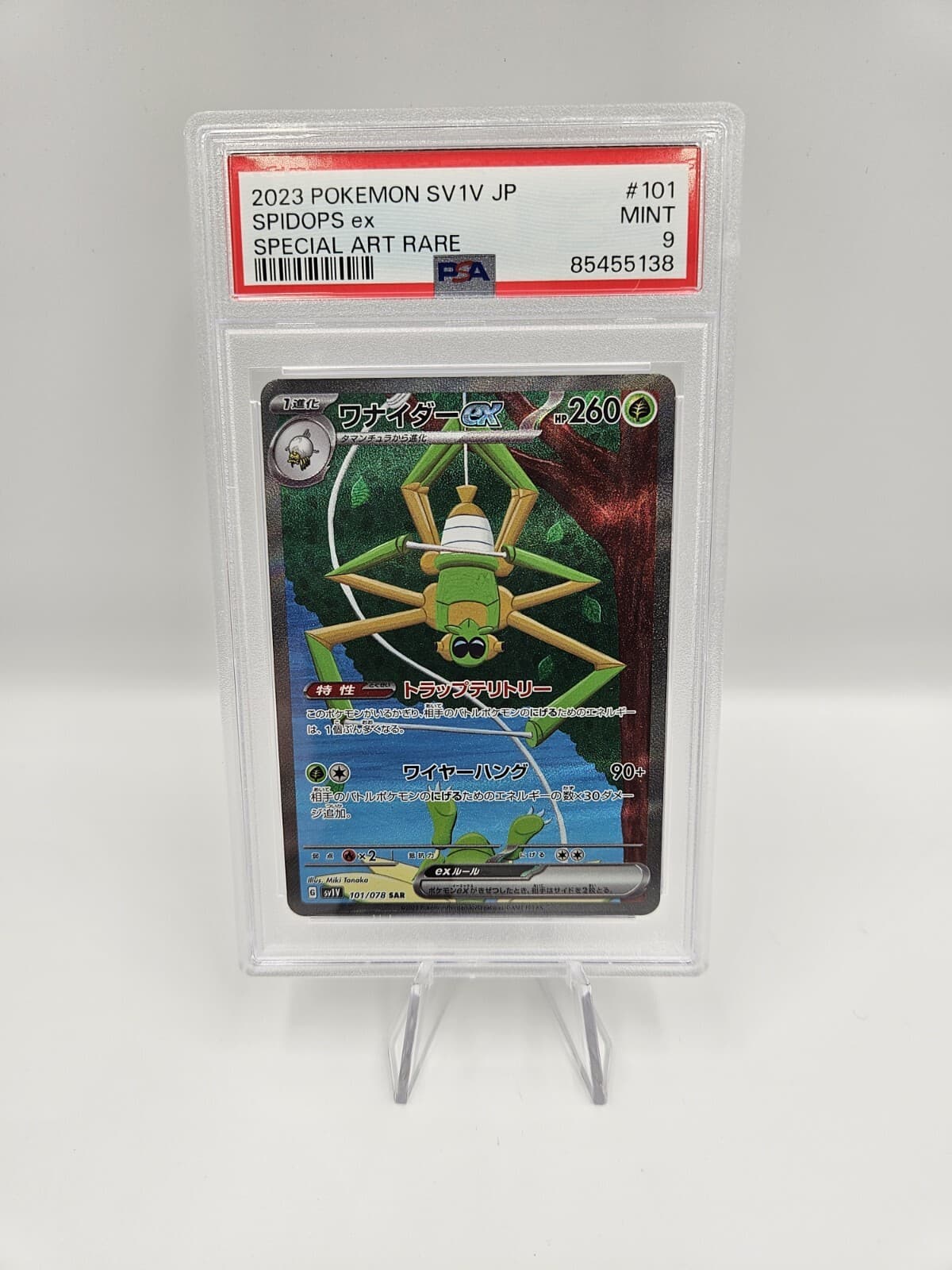 Spidops ex trading card