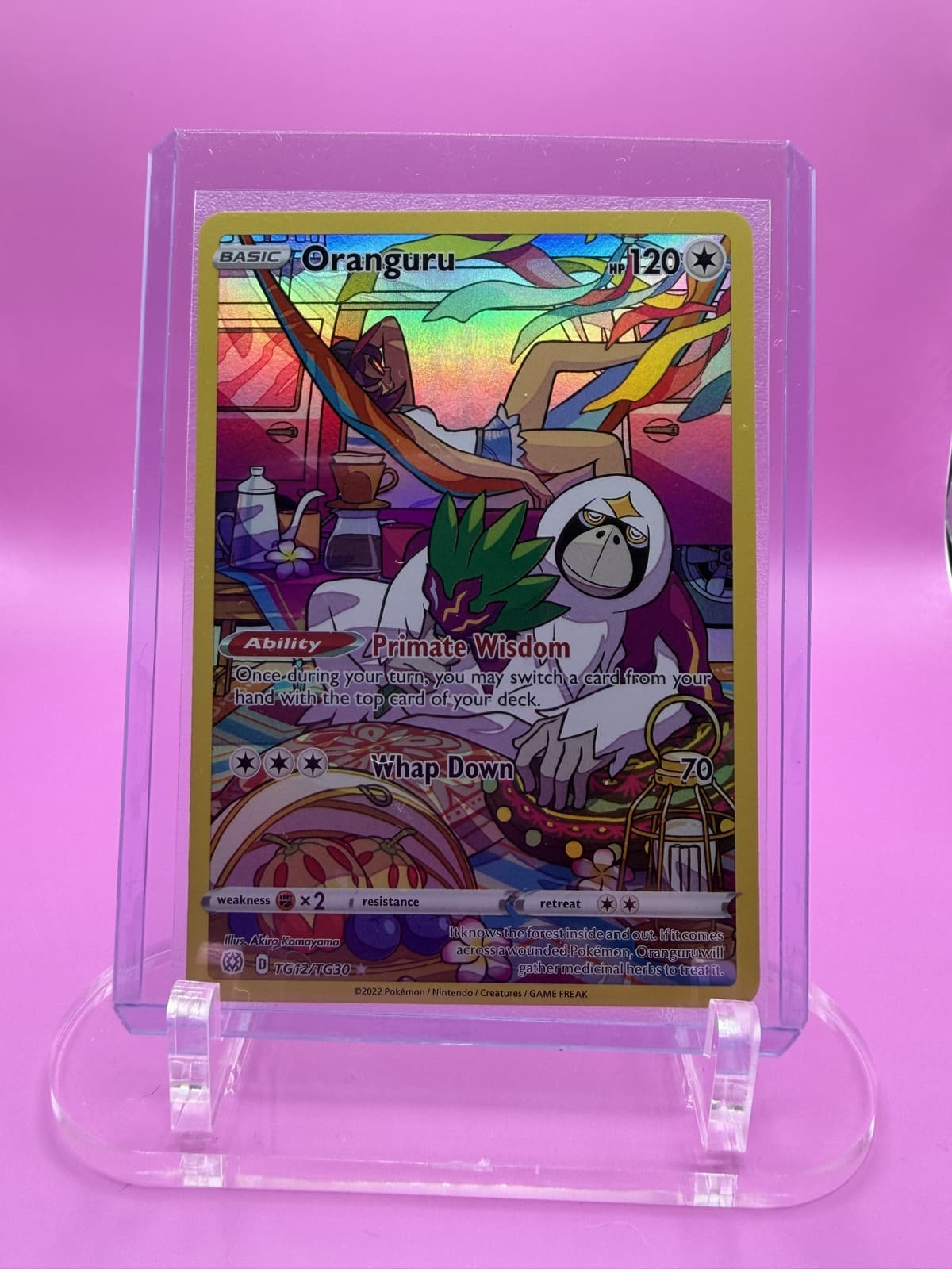 Oranguru trading card