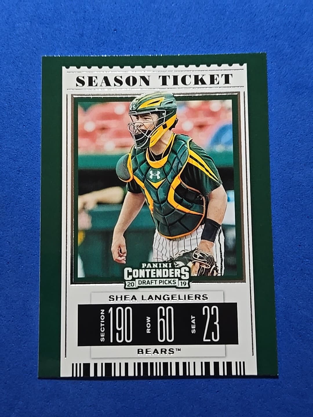 Shea Langeliers 2020 topps