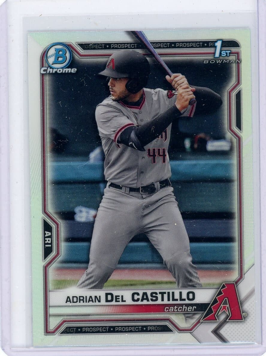 Adrian Del Castillo 2021 bowman Bowman Draft Sapphire Edition