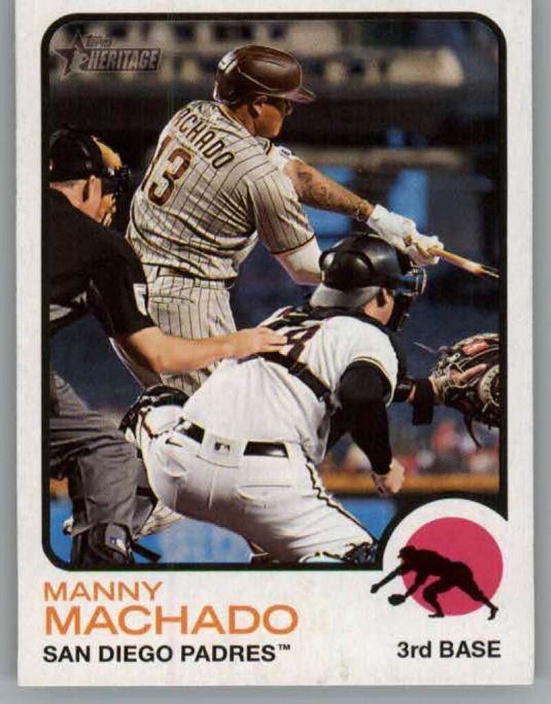 Manny Machado 2022 topps Topps Heritage