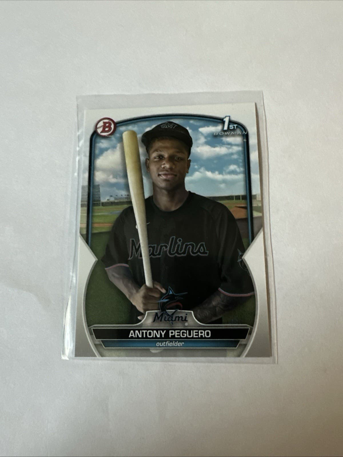 Antony Peguero trading card
