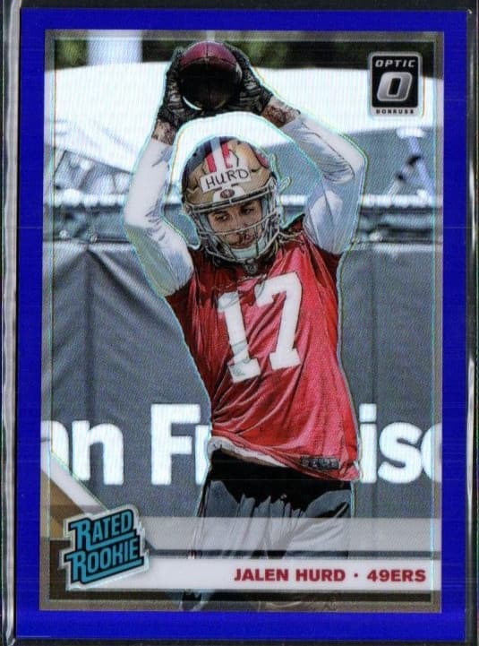 Jalen Hurd 2019 panini Donruss Optic