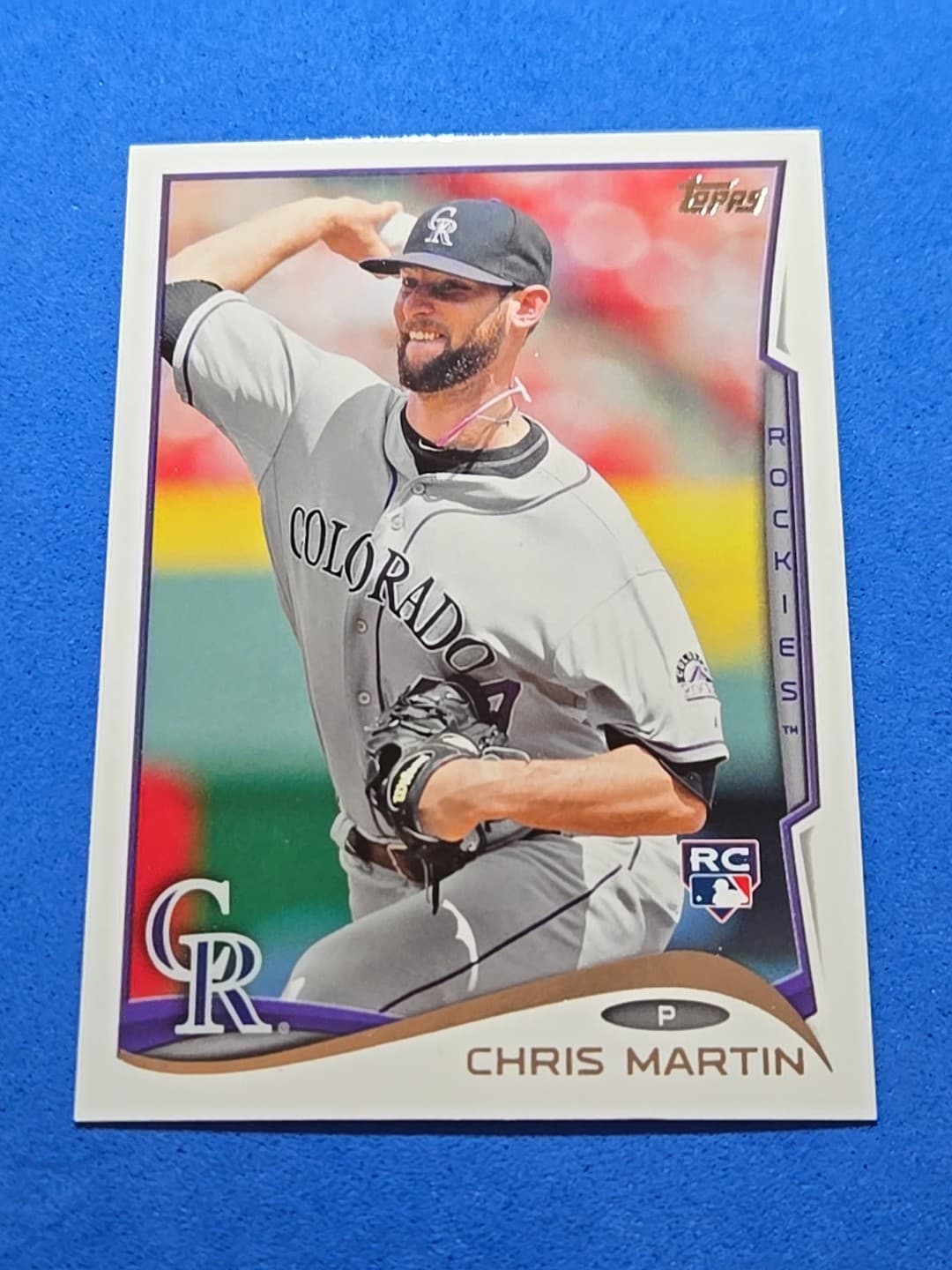 Chris Martin trading card