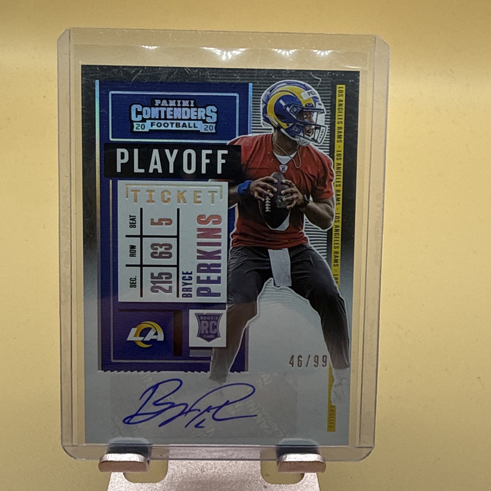 Bryce Perkins trading card