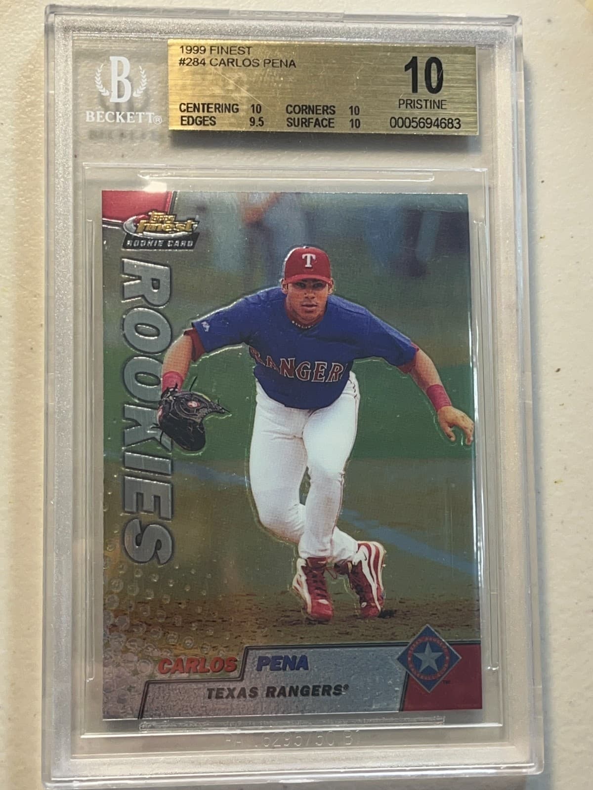 Carlos Pena trading card