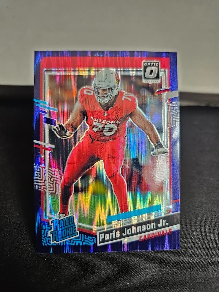 Paris Johnson Jr. trading card