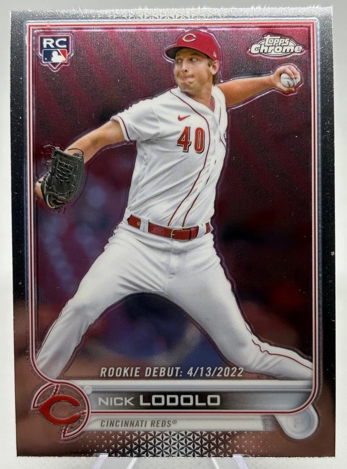 Nick Lodolo 2022 topps Topps Chrome Update