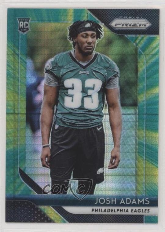 Josh Adams trading card