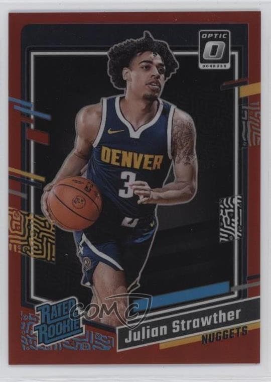 Julian Strawther 2023 panini Donruss Optic