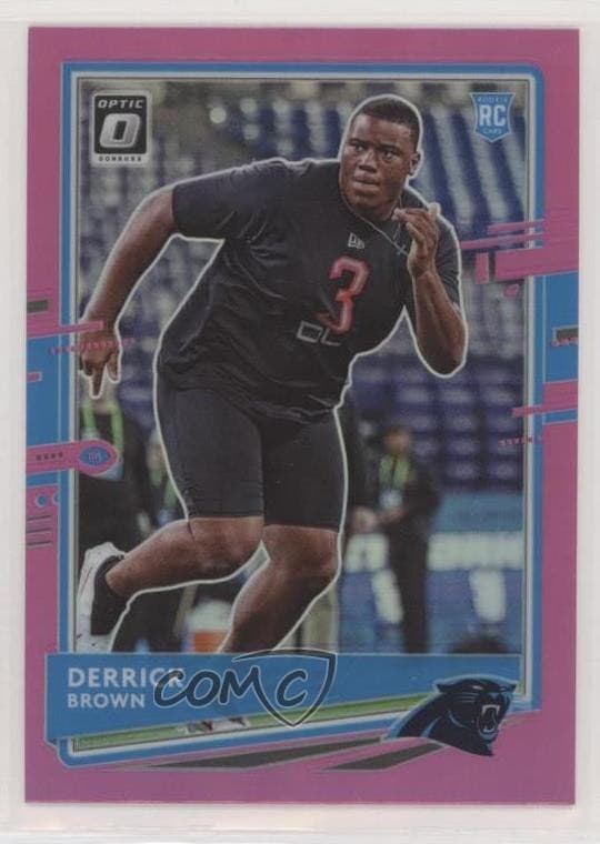 Derrick Brown 2020 panini Donruss