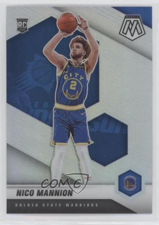 Nico Mannion trading card