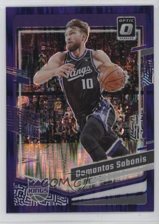 Domantas Sabonis 2023 panini Donruss Optic