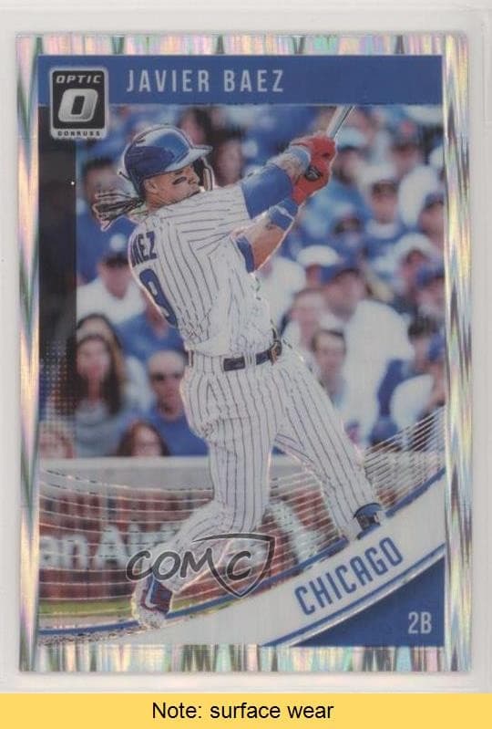 Javier Baez 2018 panini Donruss Optic