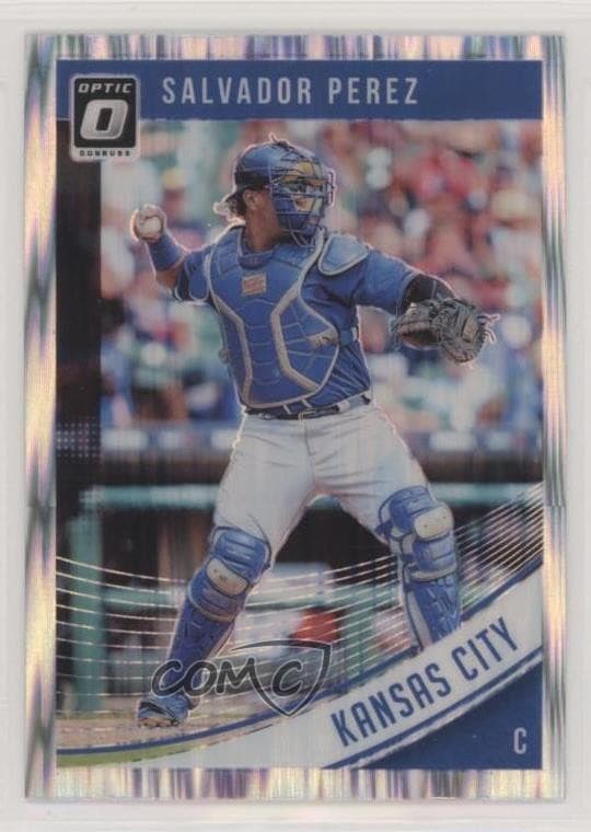Salvador Perez 2018 panini Donruss Optic