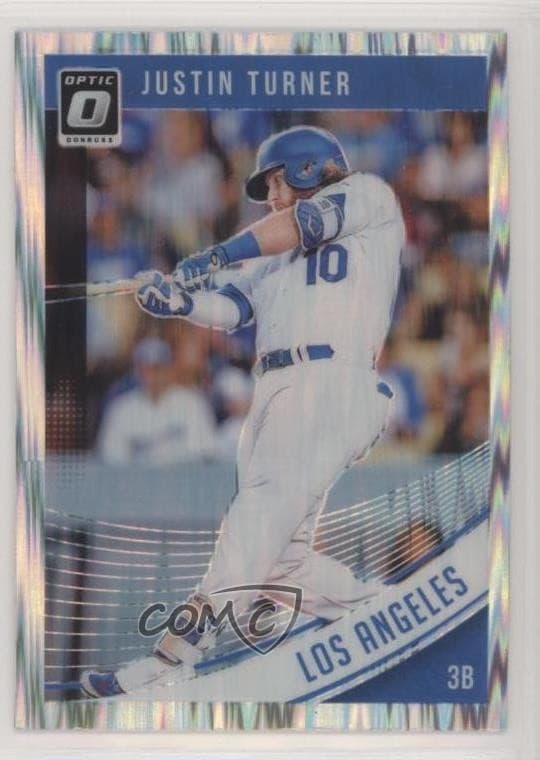 Justin Turner 2018 panini Donruss Optic