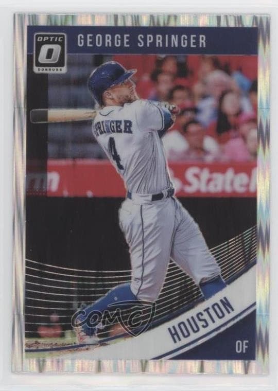George Springer 2018 panini Donruss Optic