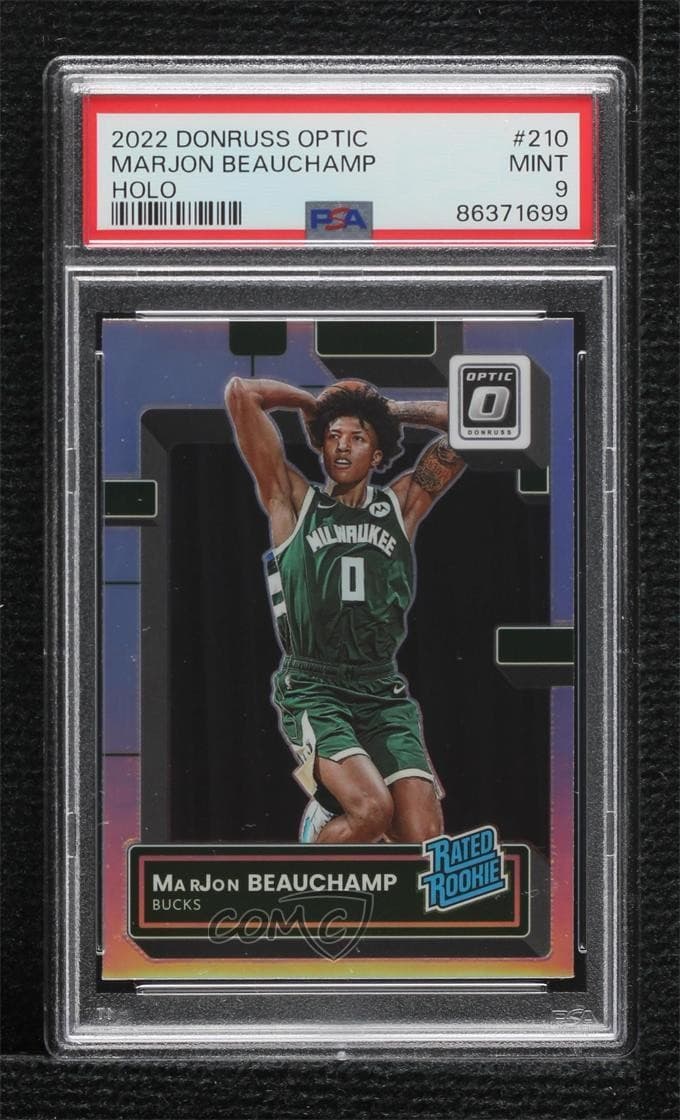 MarJon Beauchamp 2022 panini Donruss Optic