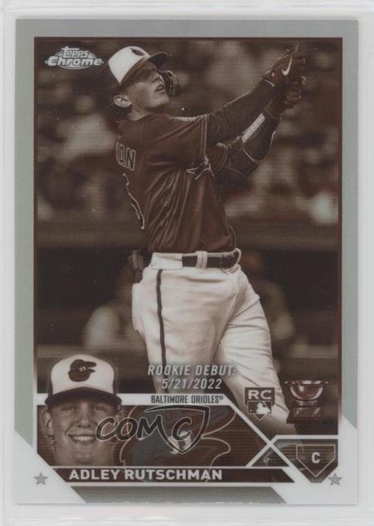 Adley Rutschman 2023 topps Topps Chrome Update Rookie Debut