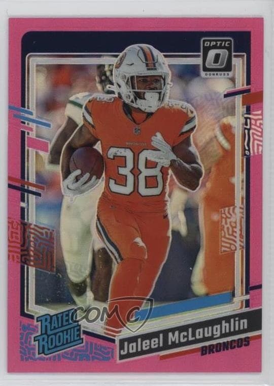 Jaleel McLaughlin trading card