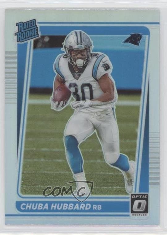 Chuba Hubbard 2021 panini Donruss