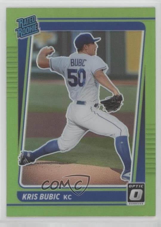 Kris Bubic 2021 panini Donruss Optic
