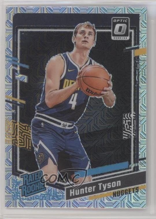 Hunter Tyson trading card