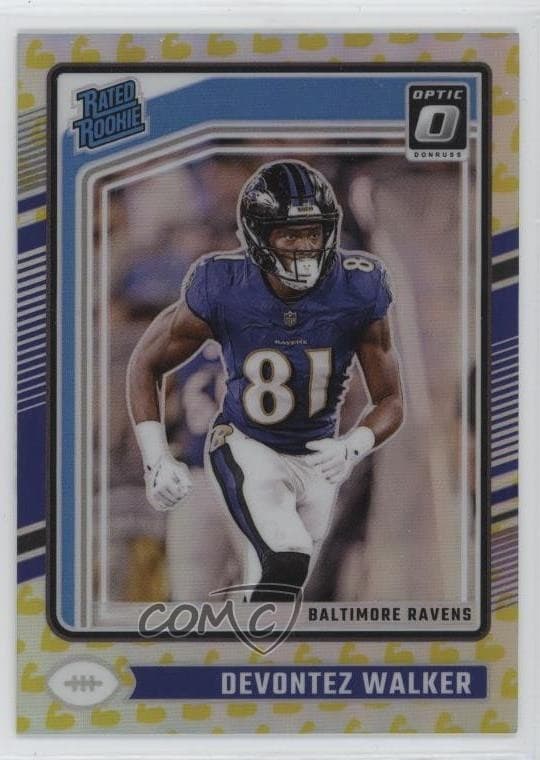 Devontez Walker trading card
