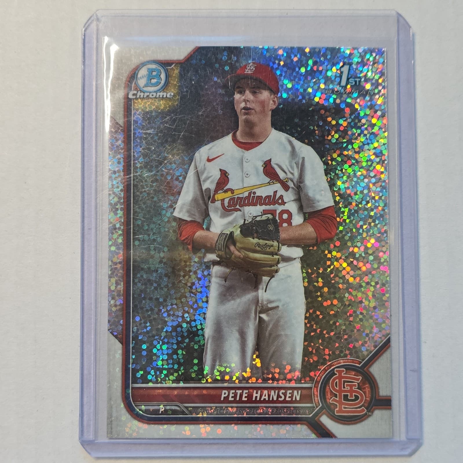 Pete Hansen trading card