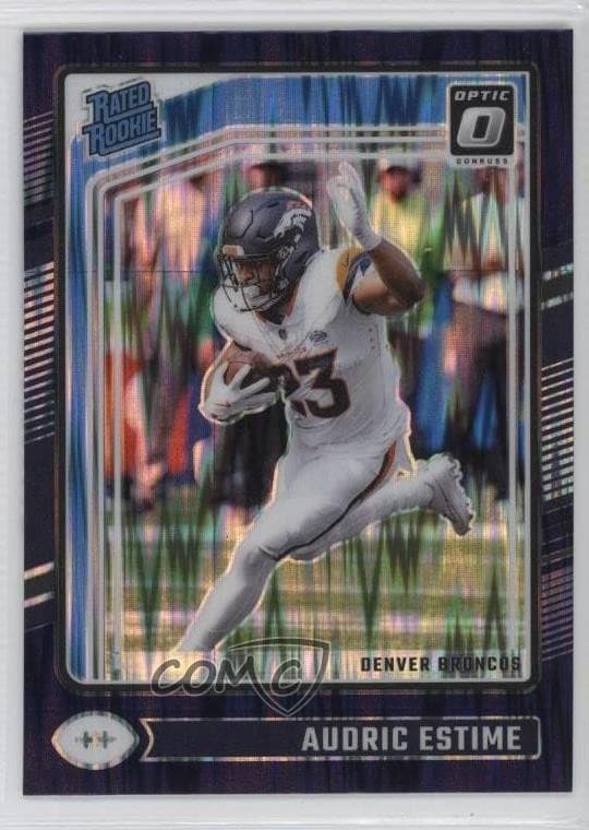 Audric Estime 2024 panini Panini Donruss Optic