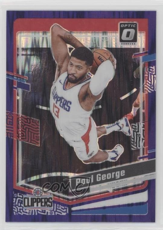 Paul George 2023 panini Donruss Optic