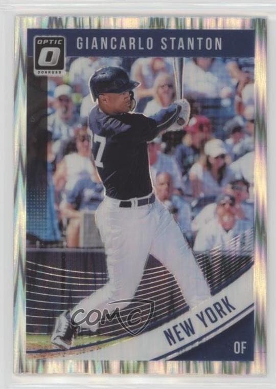 Giancarlo Stanton 2018 panini Donruss Optic