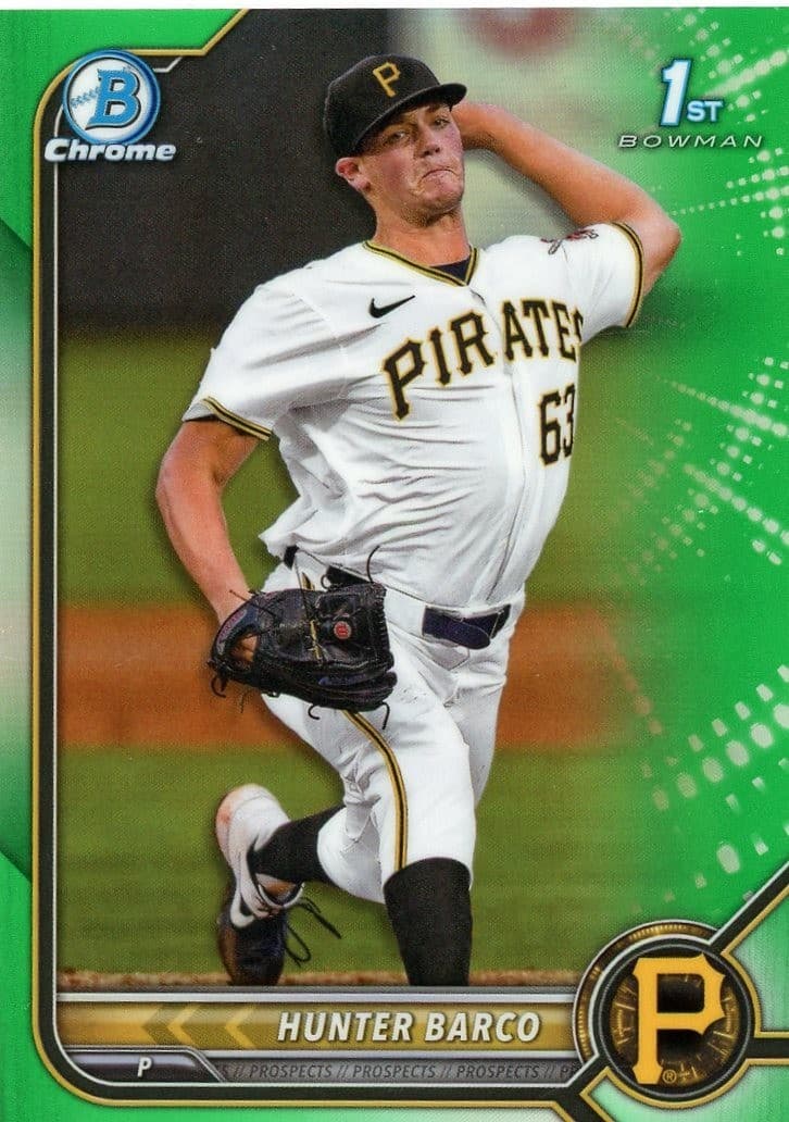 Hunter Barco trading card