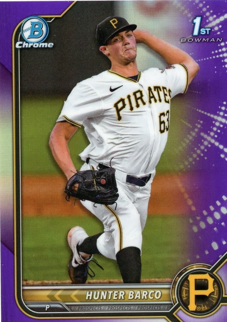 Hunter Barco trading card