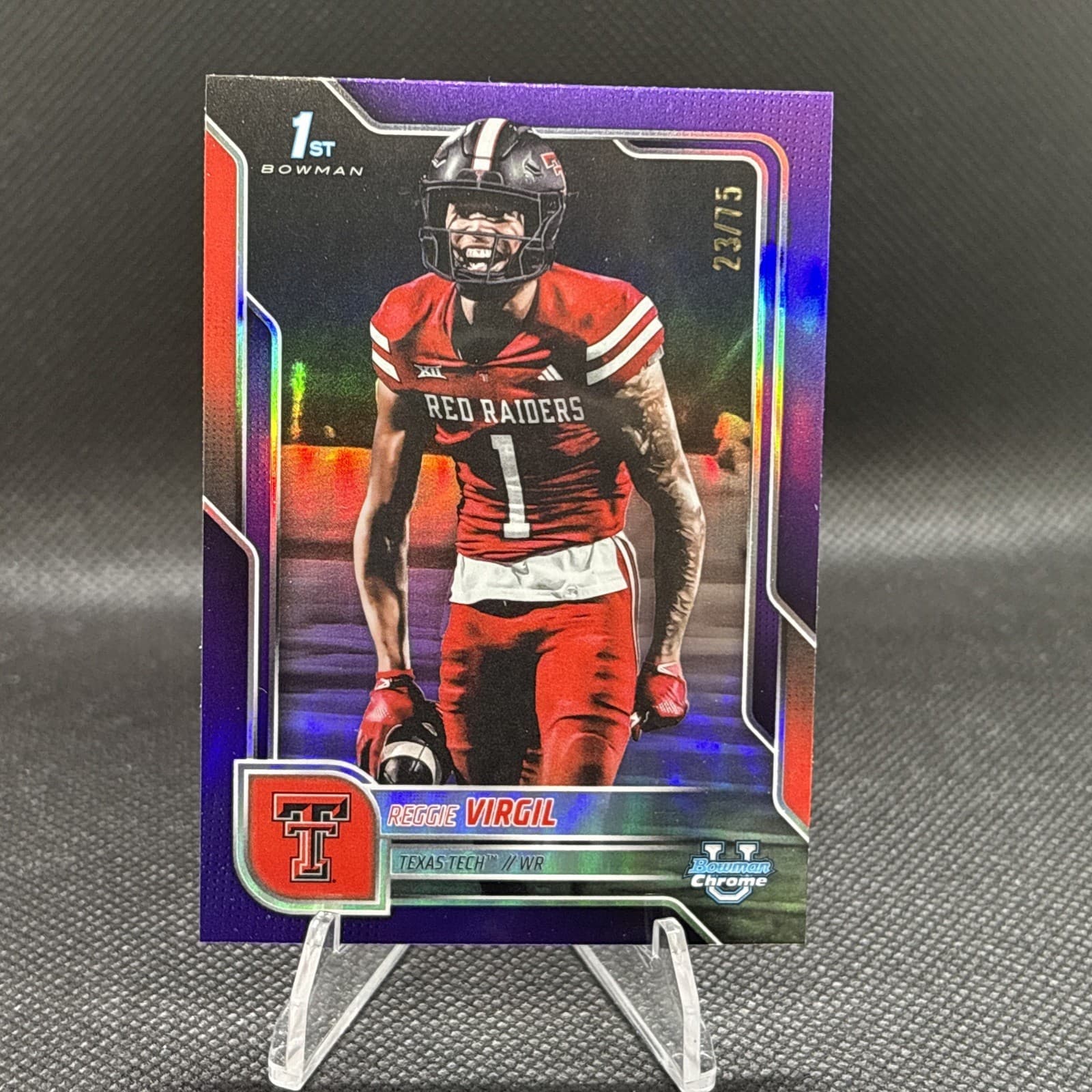 Reggie Virgil trading card