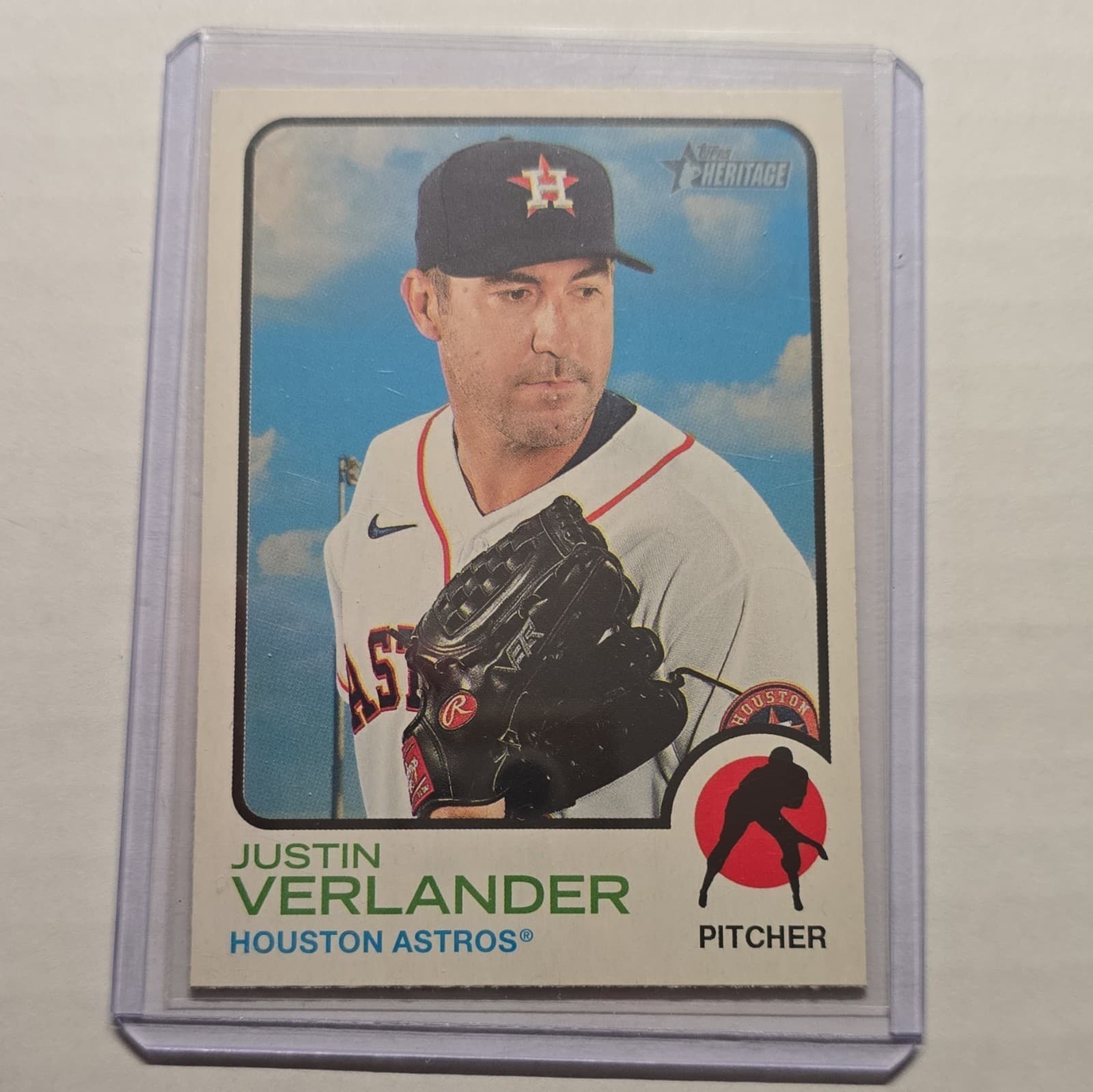 Justin Verlander 2022 topps Topps Heritage