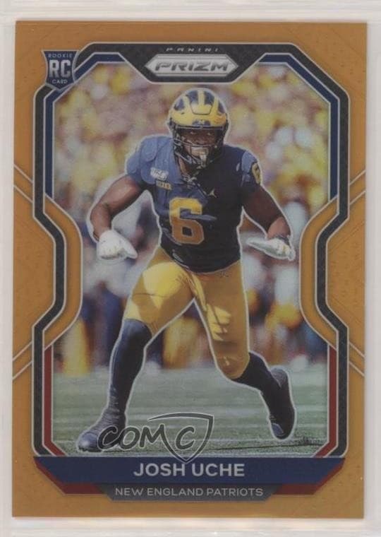 Josh Uche trading card