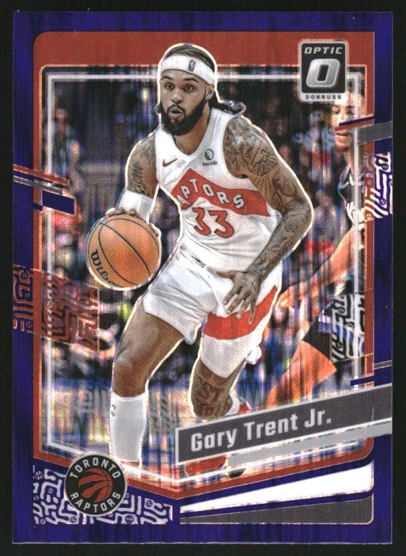 Gary Trent Jr. 2023 panini Donruss Optic