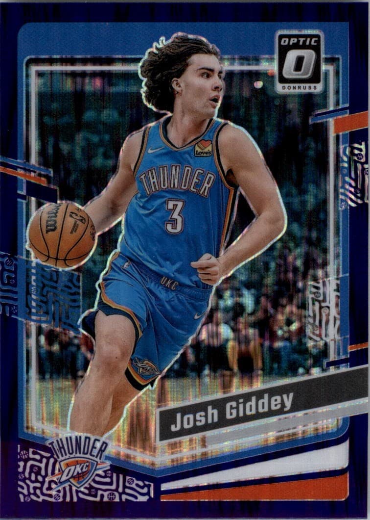 Josh Giddey 2023 panini Donruss Optic