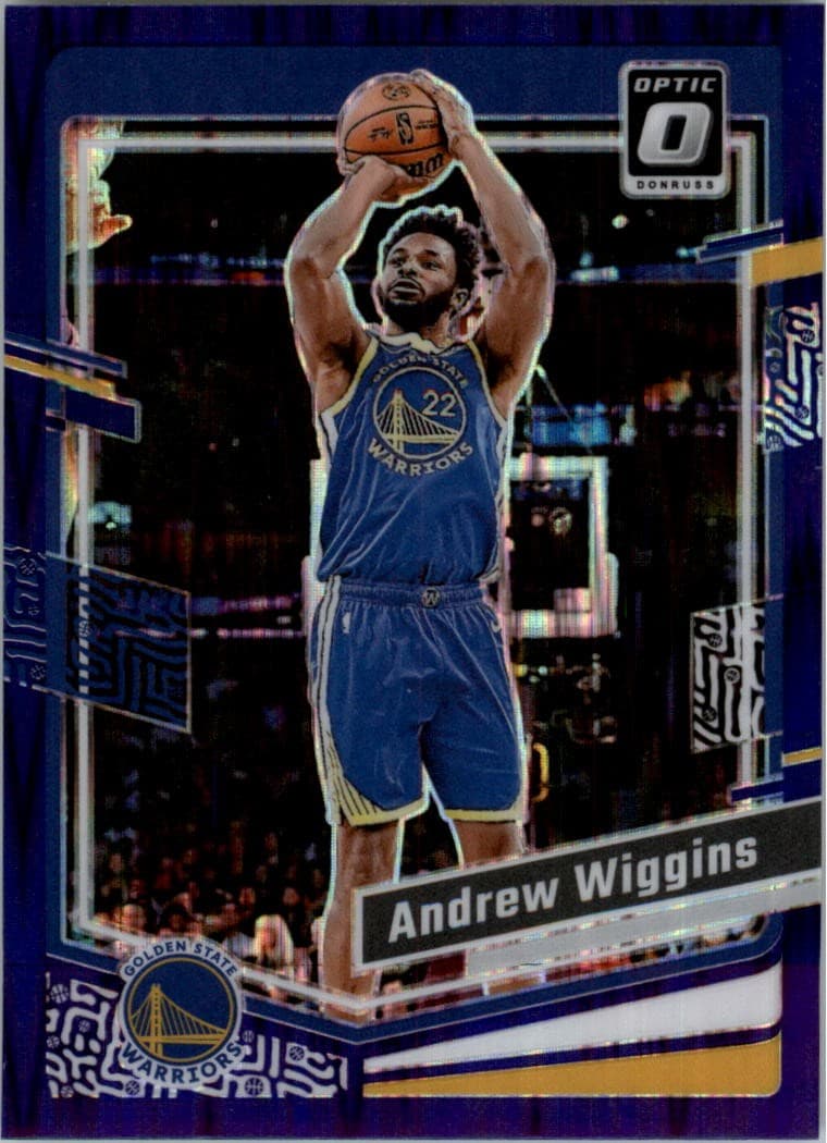 Andrew Wiggins 2023 panini Donruss Optic
