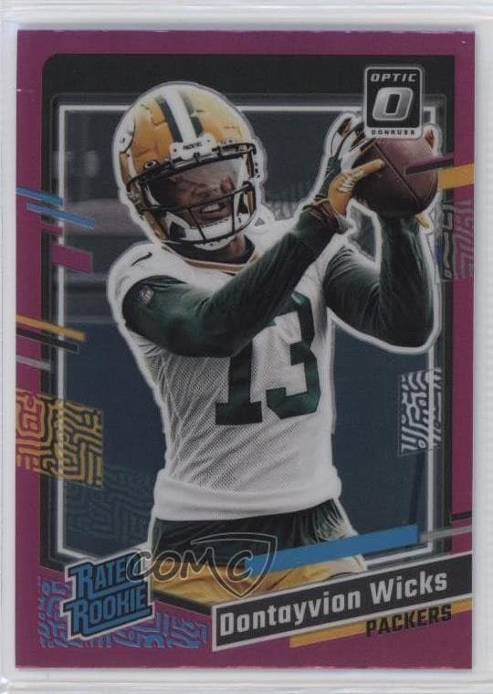 Dontayvion Wicks trading card