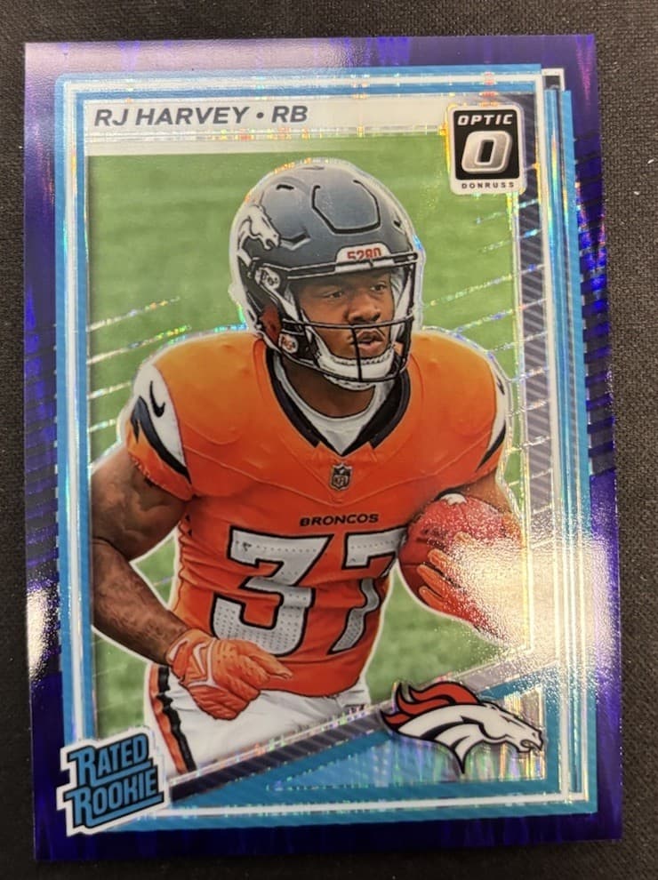 RJ Harvey 2025 panini Panini Donruss Optic