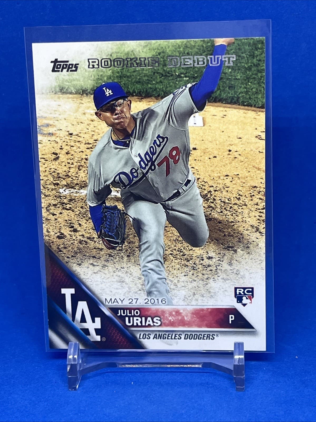 Julio Urias 2016 topps