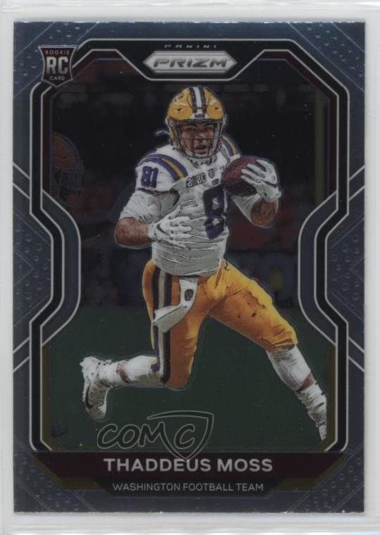 Thaddeus Moss trading card